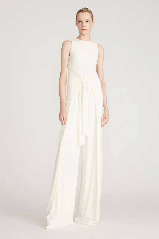 Holden Matte Jersey Jumpsuit sold by H by Halston