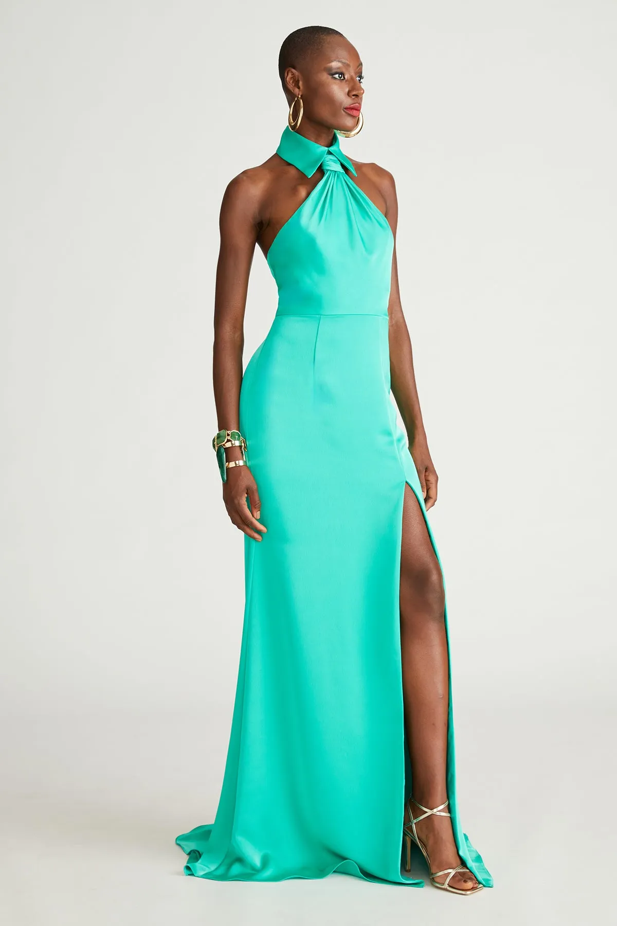 Gemi Gown In Satin sold by H by Halston product image thumbnail 5