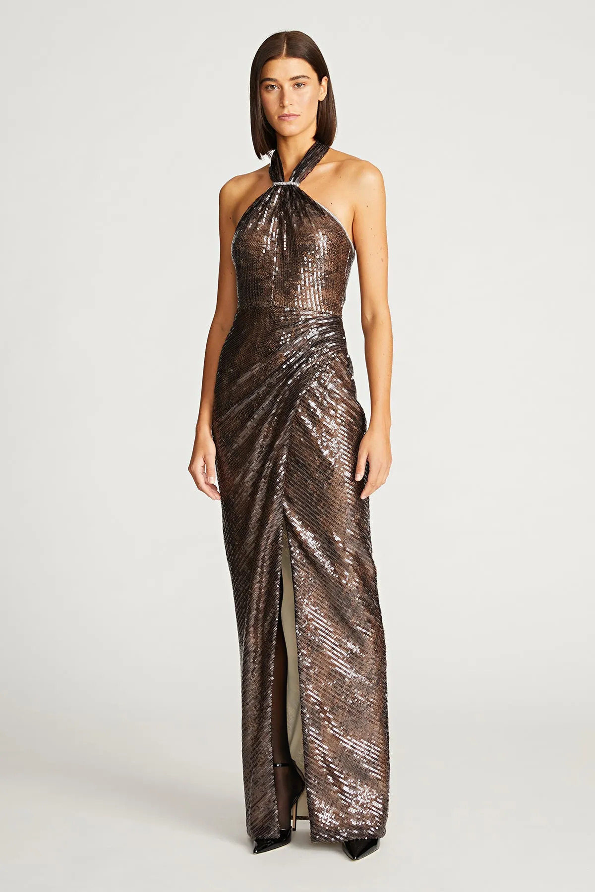Umbra Gown In Lace Sequin sold by H by Halston product image thumbnail 4