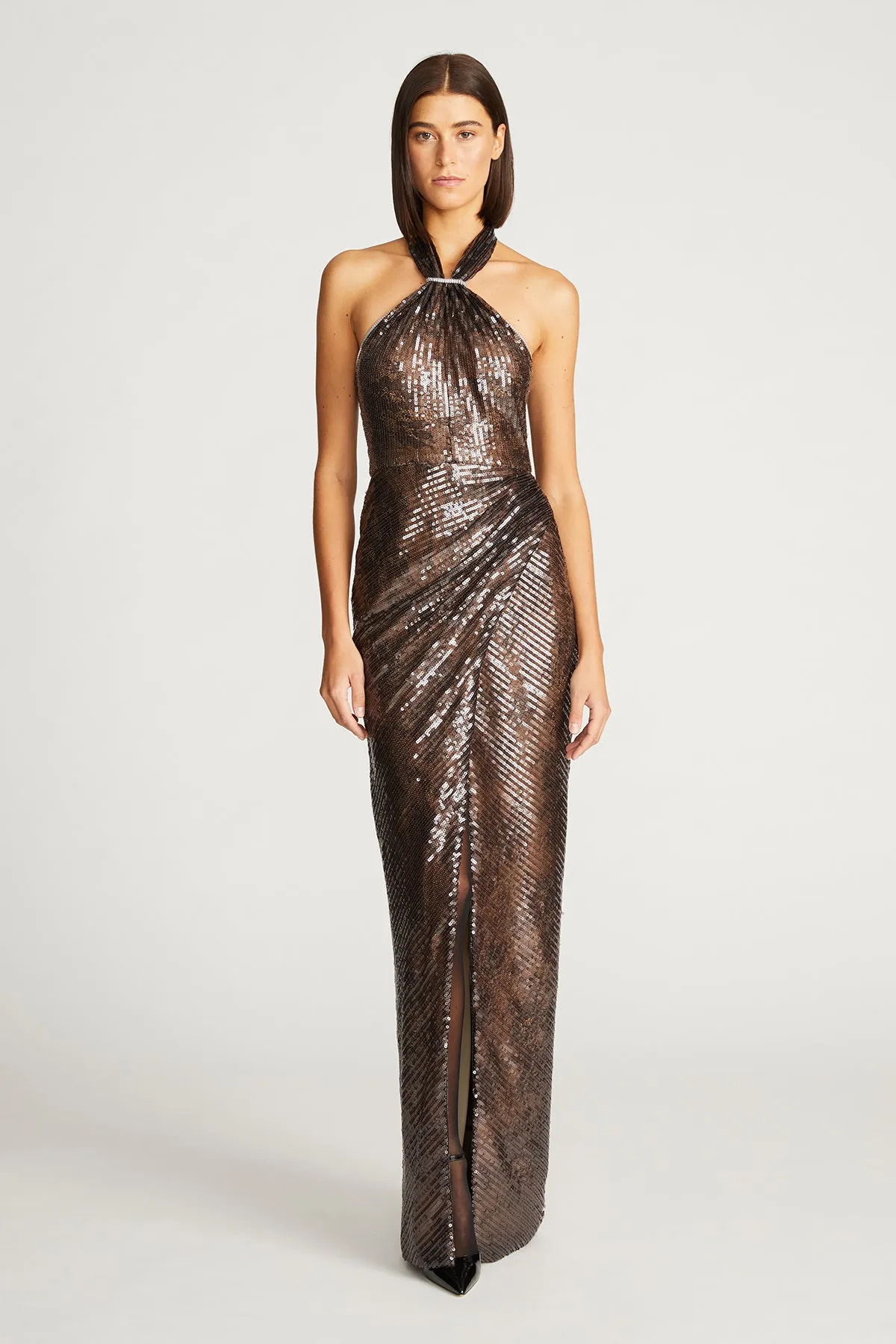 Umbra Gown In Lace Sequin sold by H by Halston product image thumbnail 5