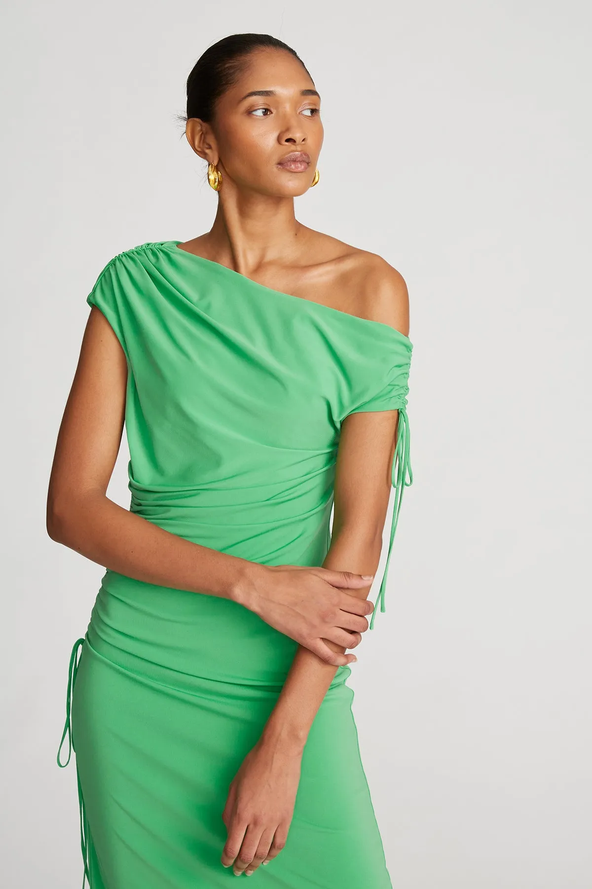 Lenia Dress In Stretch Jersey sold by H by Halston product image thumbnail 4