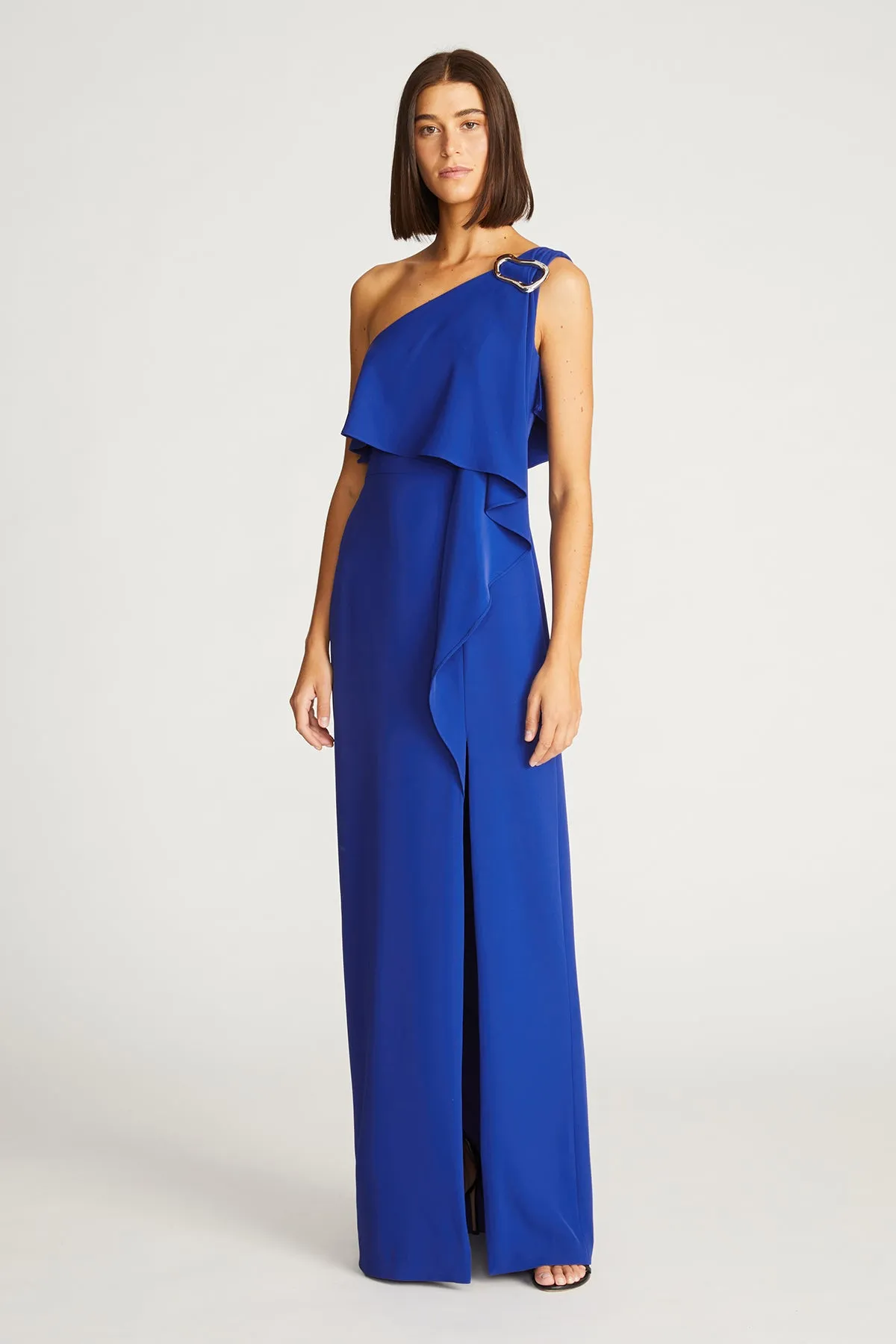 Joelle Gown In Fluid Crepe sold by H by Halston product image thumbnail 5