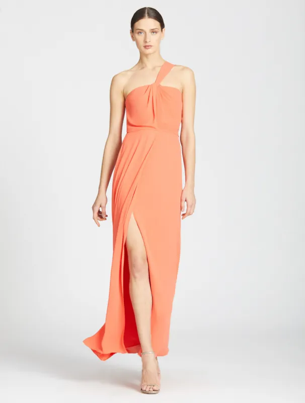 One Shoulder Twist Gown sold by H by Halston