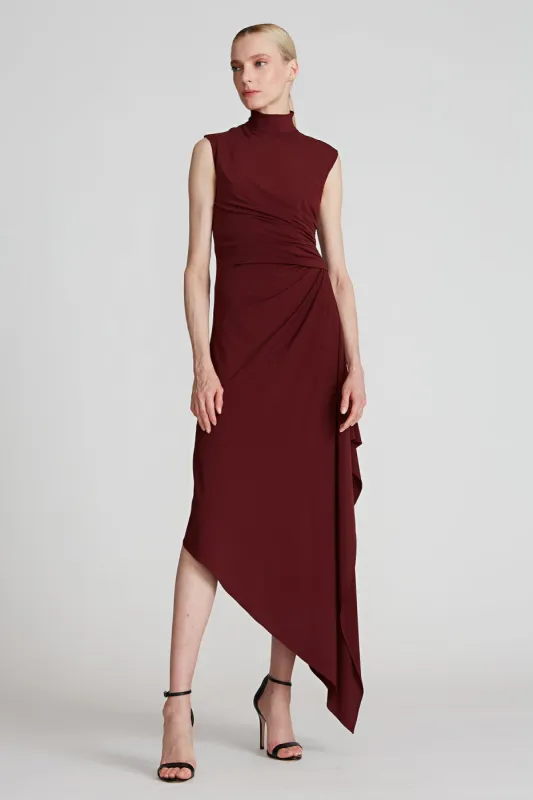 Layla Jersey Side Drape Dress sold by H by Halston