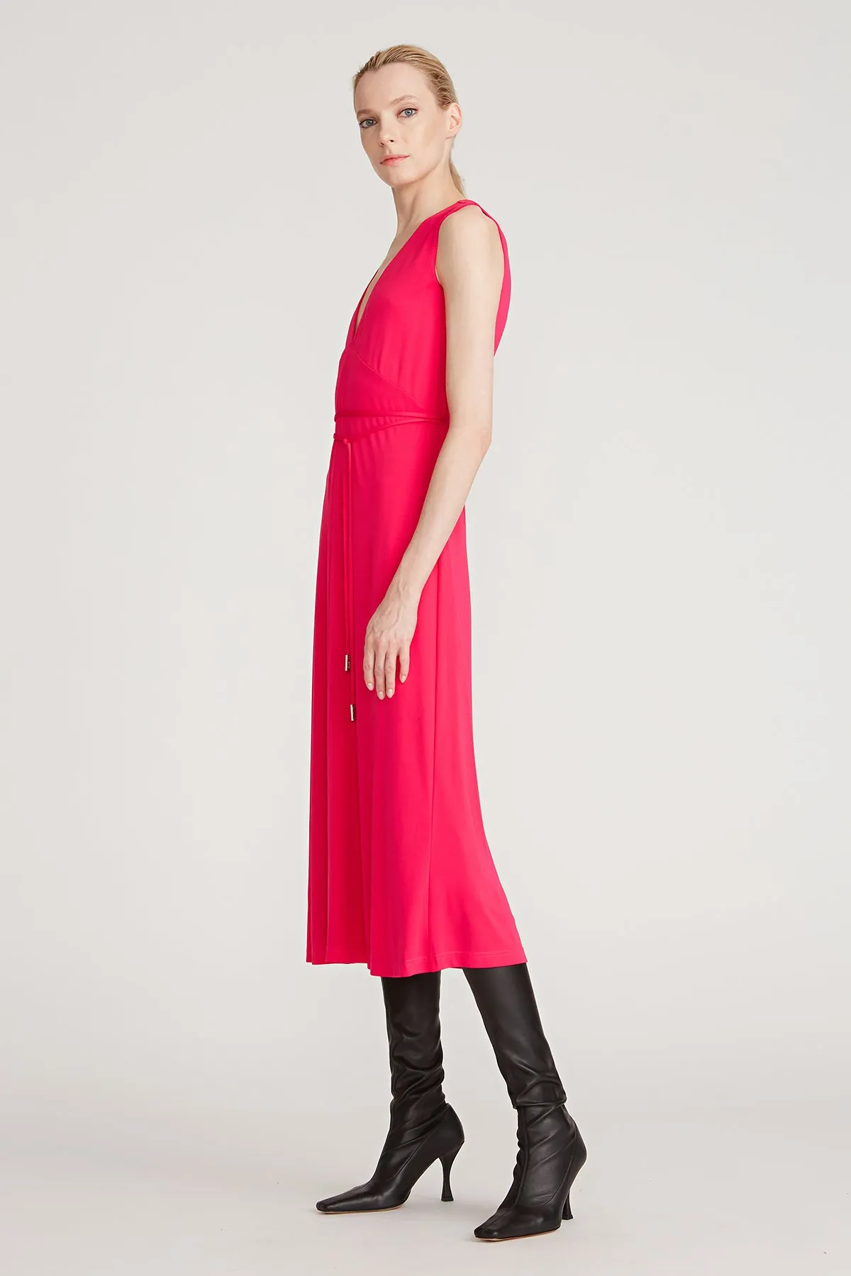 Eliza Matte Jersey Dress sold by H by Halston product image thumbnail 3
