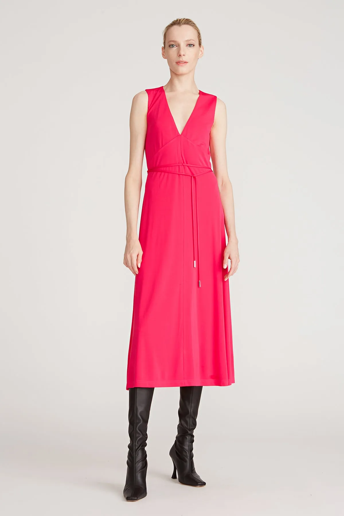 Eliza Matte Jersey Dress sold by H by Halston