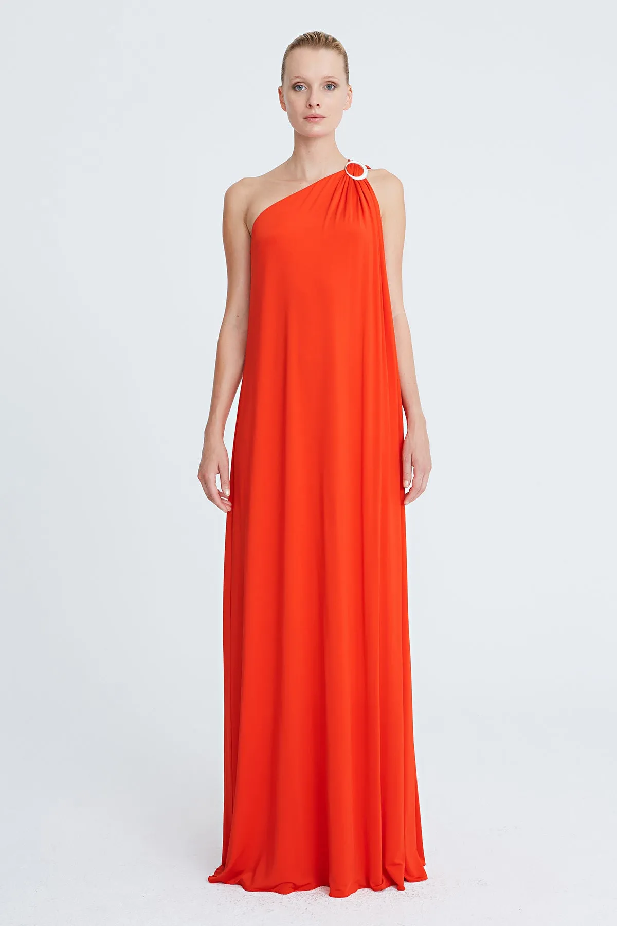 Elyce Jersey One Shoulder Gown sold by H by Halston product image thumbnail 5