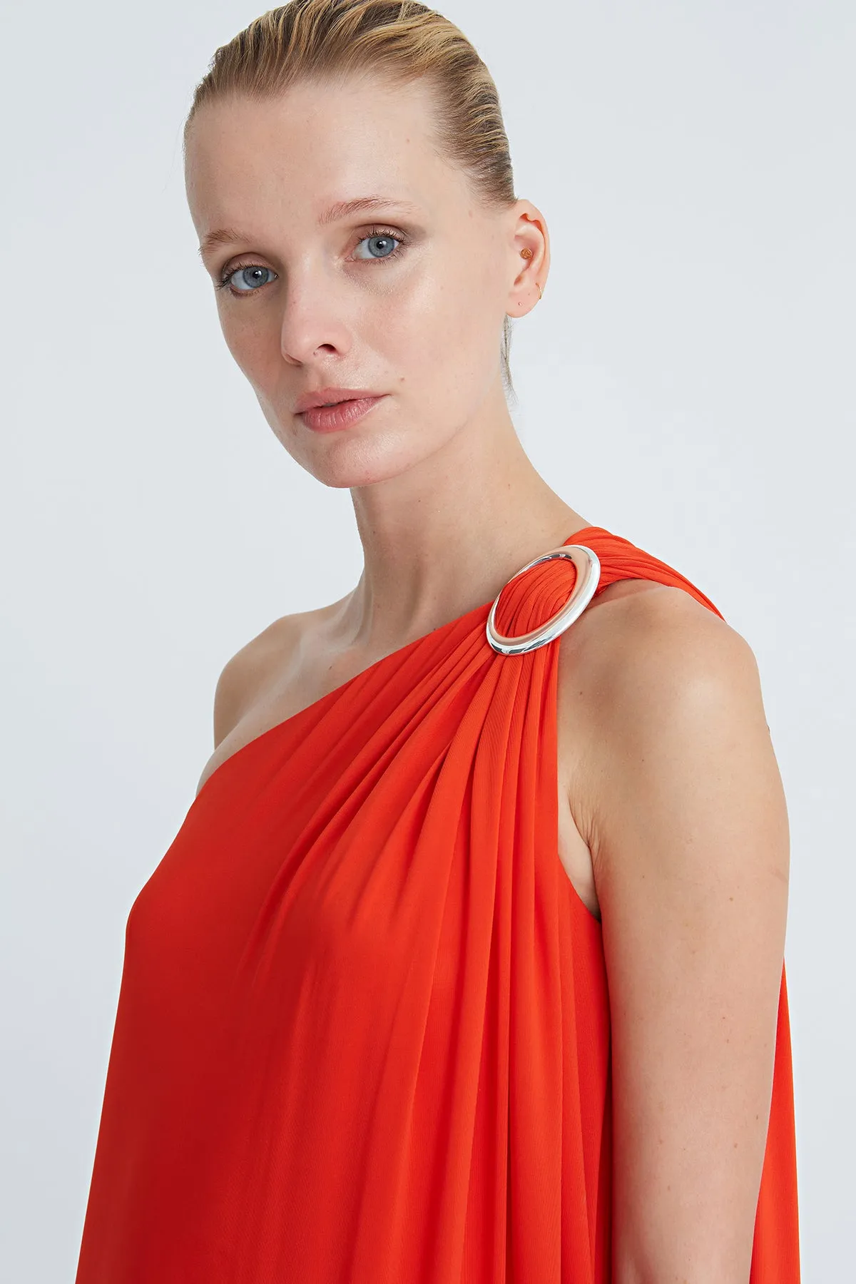 Elyce Jersey One Shoulder Gown sold by H by Halston product image thumbnail 4