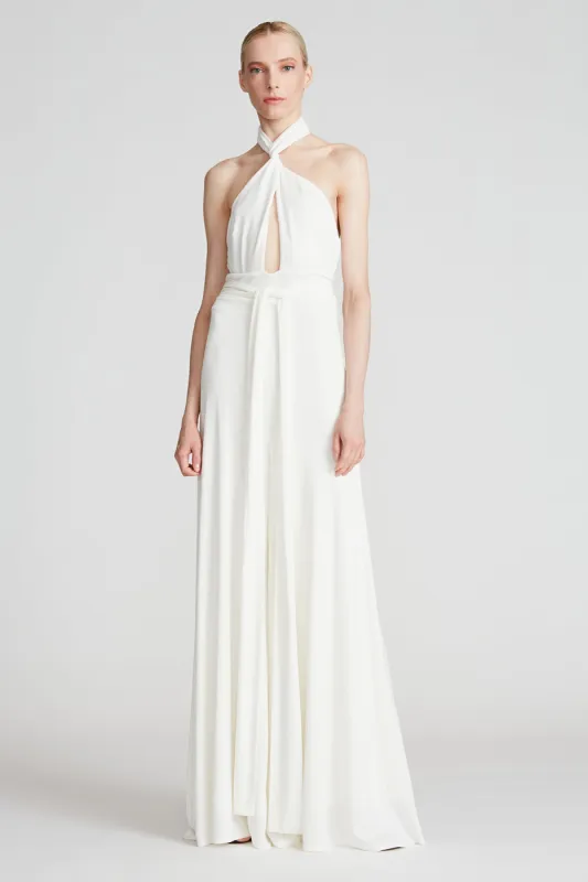 Ariel Jersey Jumpsuit sold by H by Halston