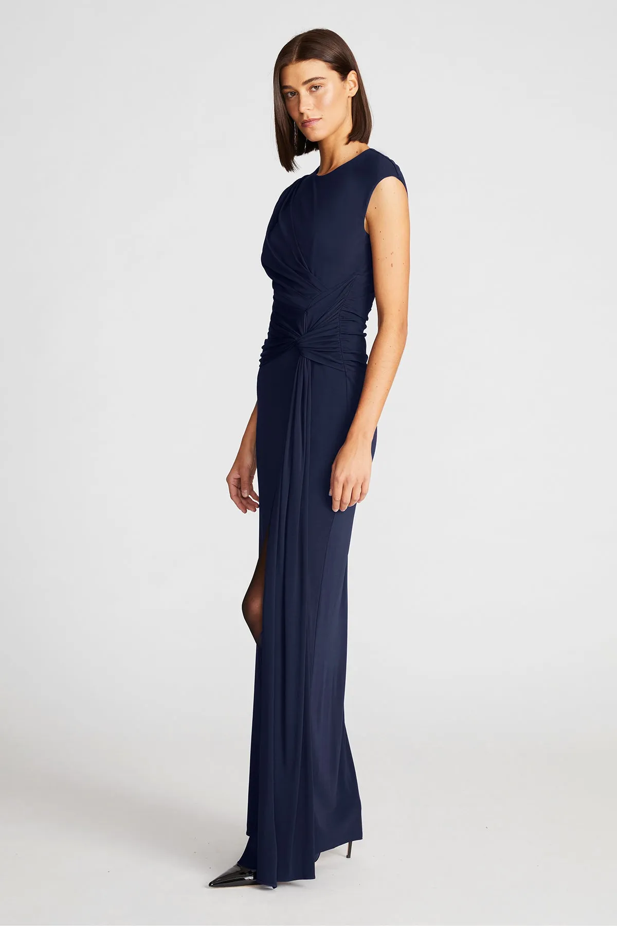 Giovanna Gown In Matte Jersey sold by H by Halston product image thumbnail 3
