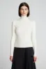 Ty Turtleneck In Matte Viscose sold by H by Halston
