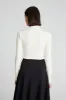 Ty Turtleneck In Matte Viscose sold by H by Halston
