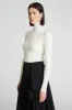 Ty Turtleneck In Matte Viscose sold by H by Halston