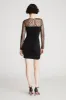 Hilary Dress In Jersey & Mesh sold by H by Halston