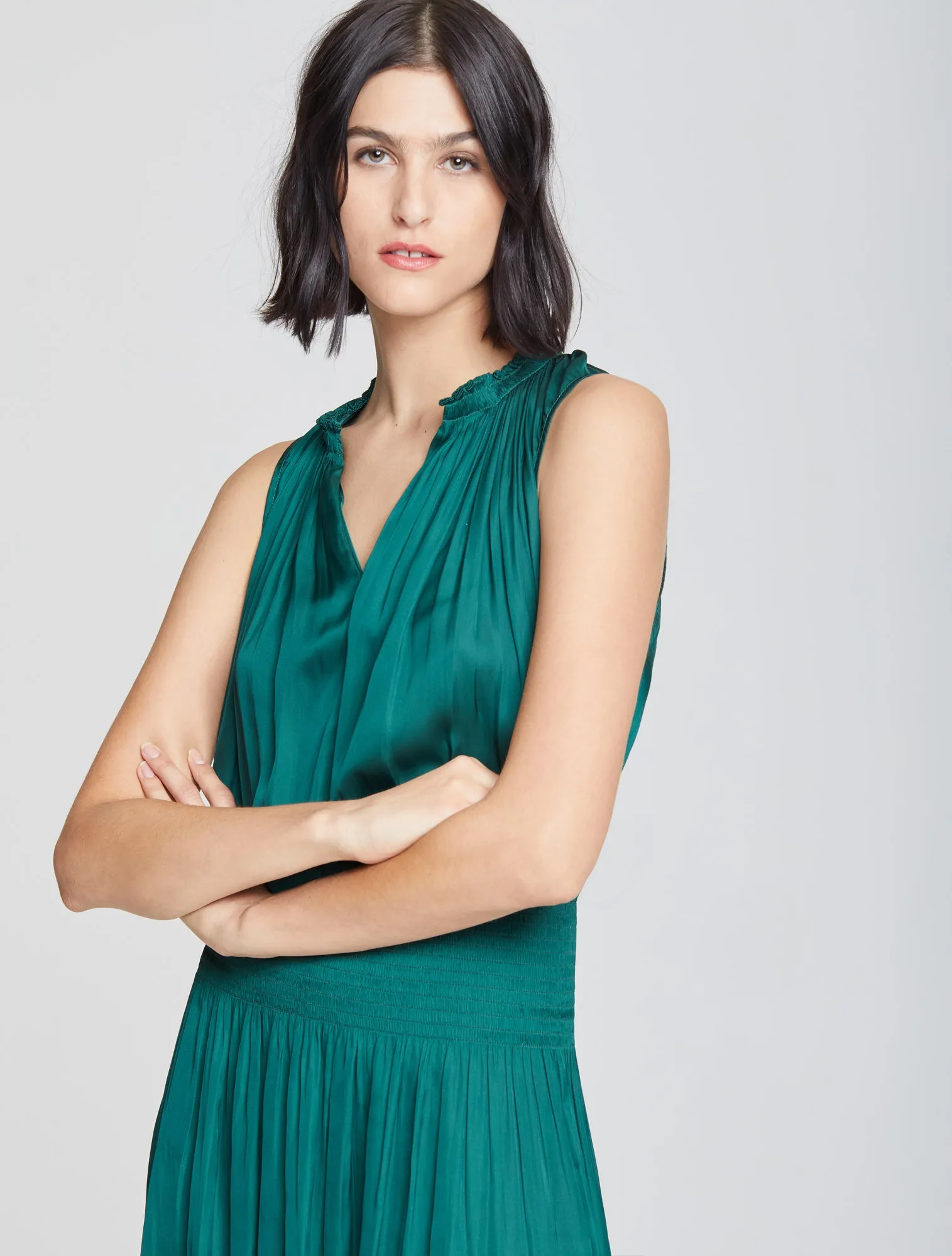 Smock Waist Dress sold by H by Halston product image thumbnail 5