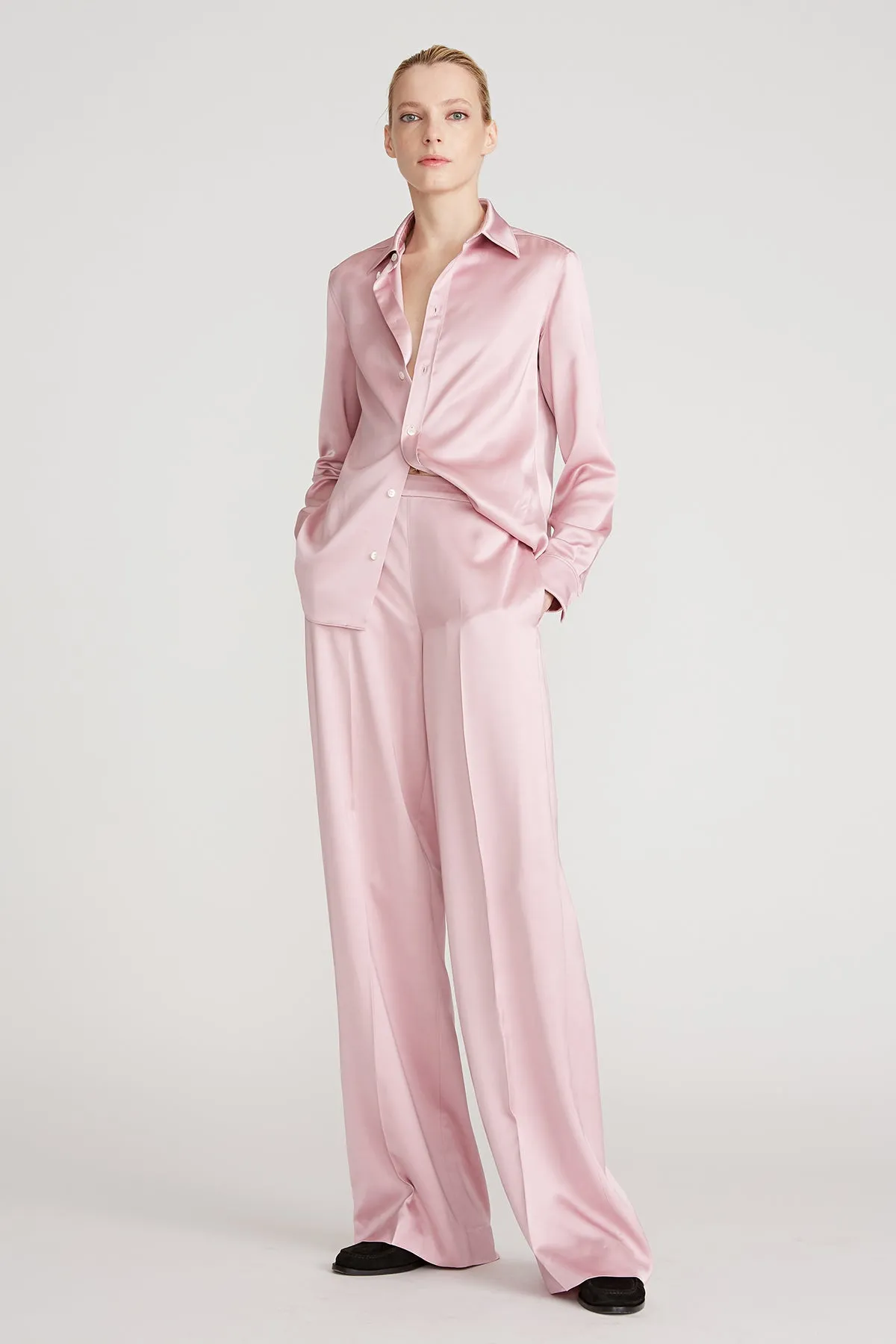 Aleah Satin Pant sold by H by Halston product image thumbnail 5