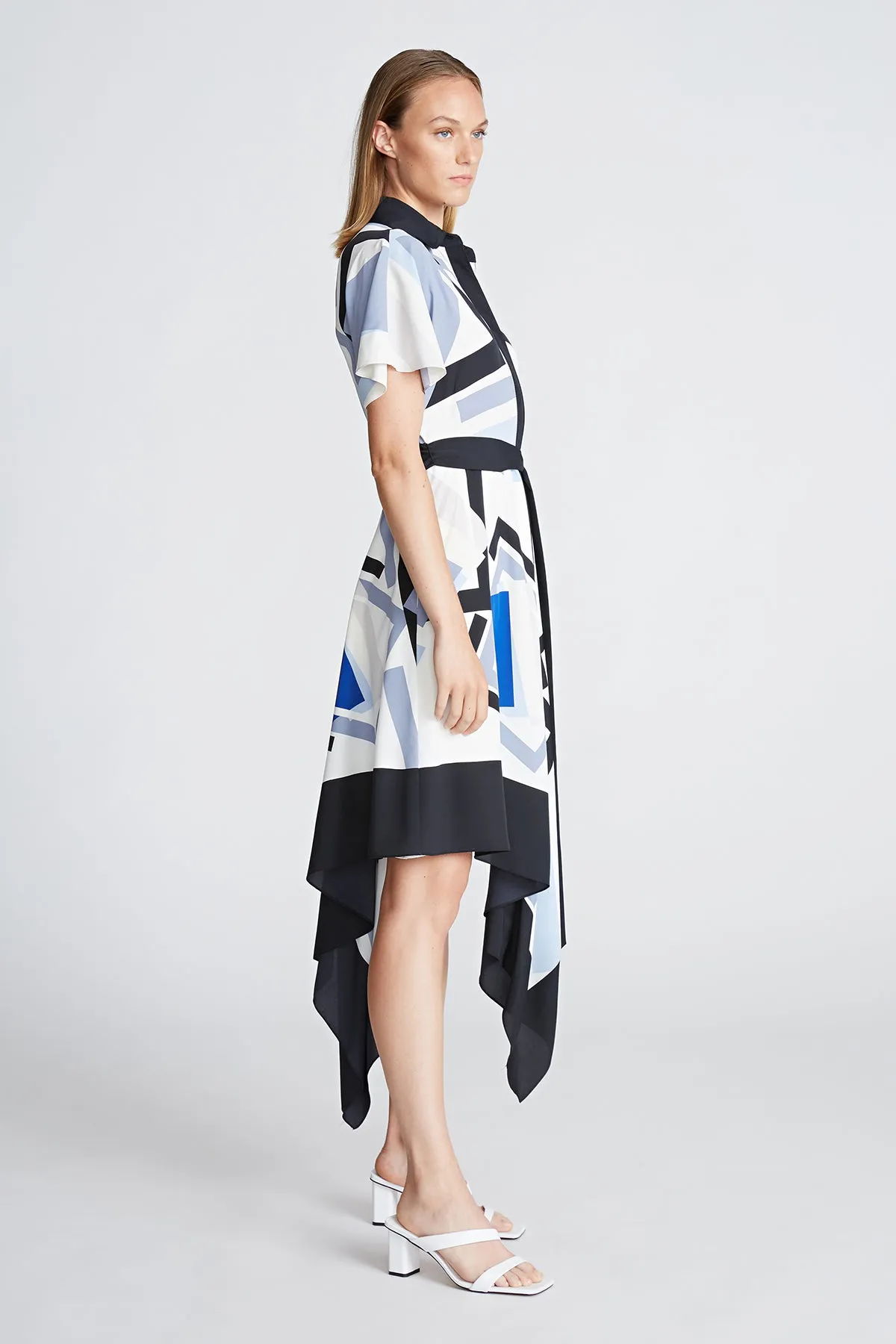 Hadley Dress In Crepe De Chine sold by H by Halston product image thumbnail 3