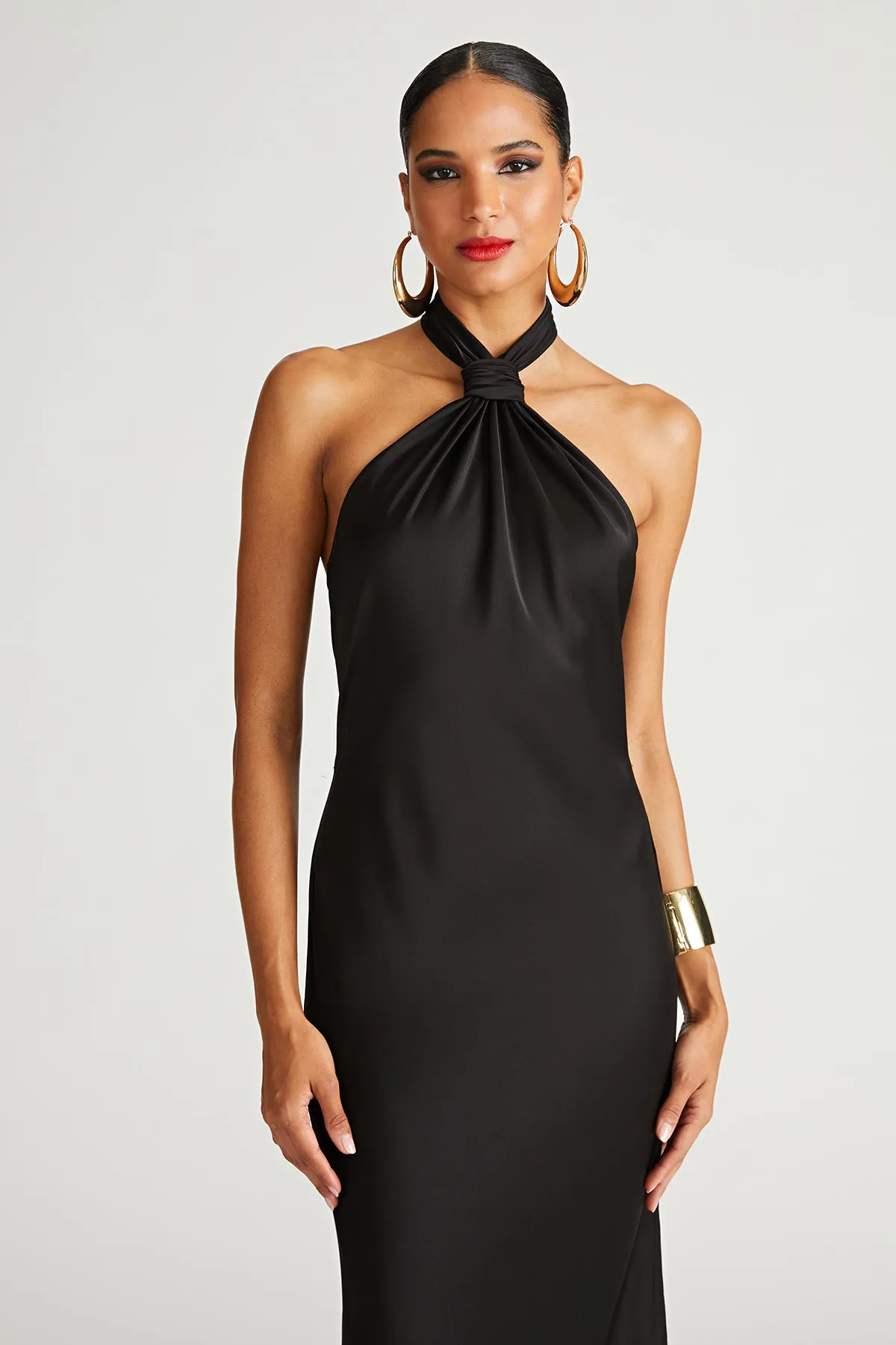 Emie Gown In Satin sold by H by Halston product image thumbnail 4