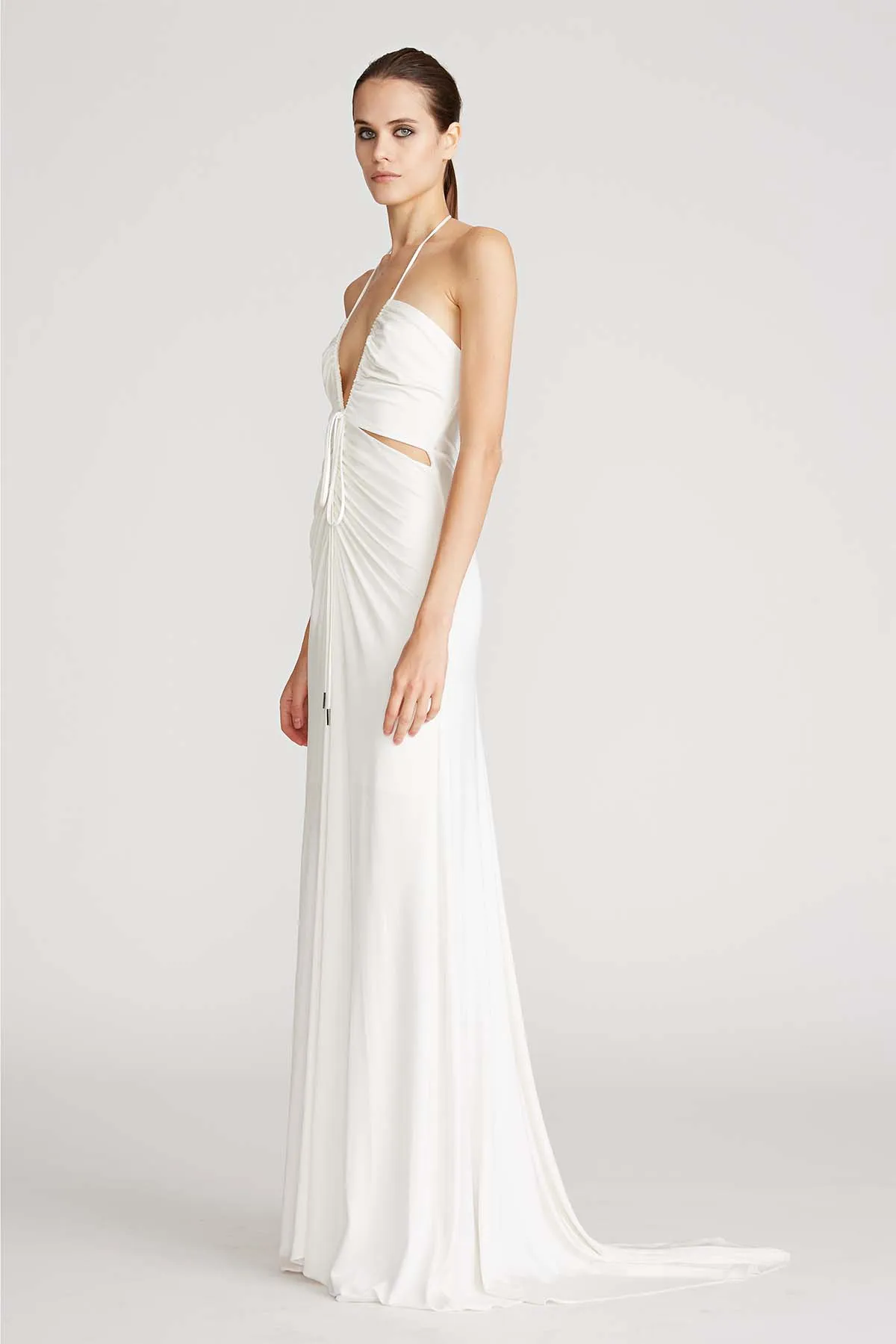 Grace Ruched Jersey Gown sold by H by Halston product image thumbnail 5
