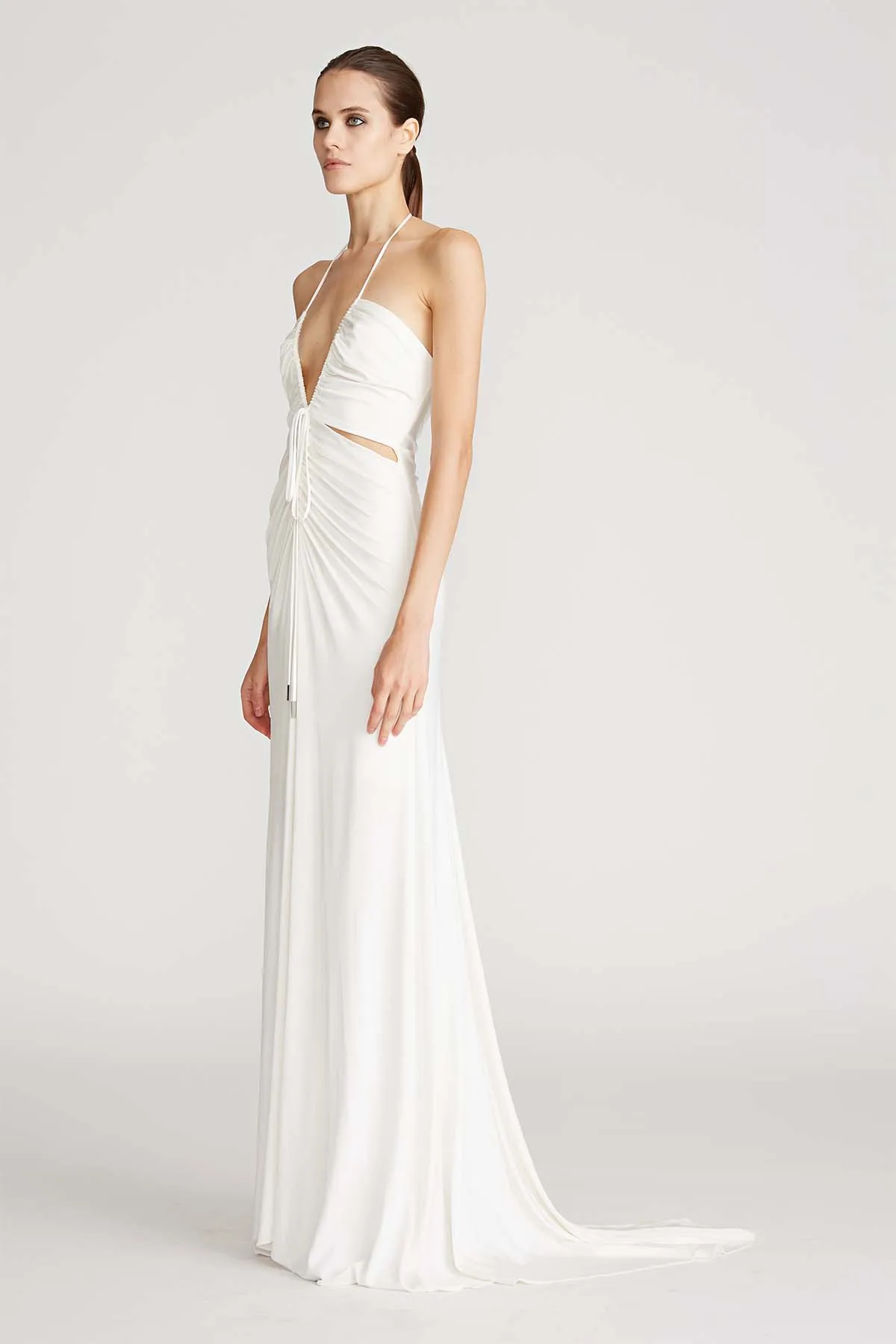 Grace Ruched Jersey Gown sold by H by Halston product image thumbnail 4