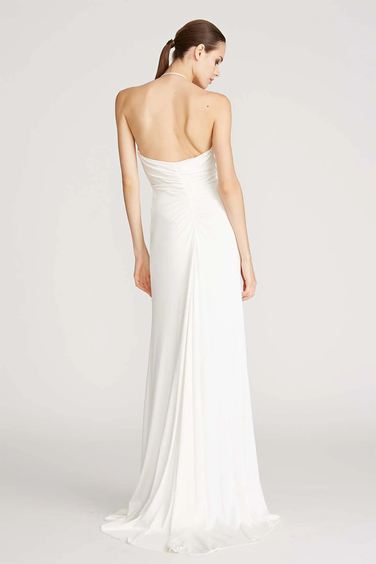 Grace Ruched Jersey Gown sold by H by Halston product image thumbnail 3