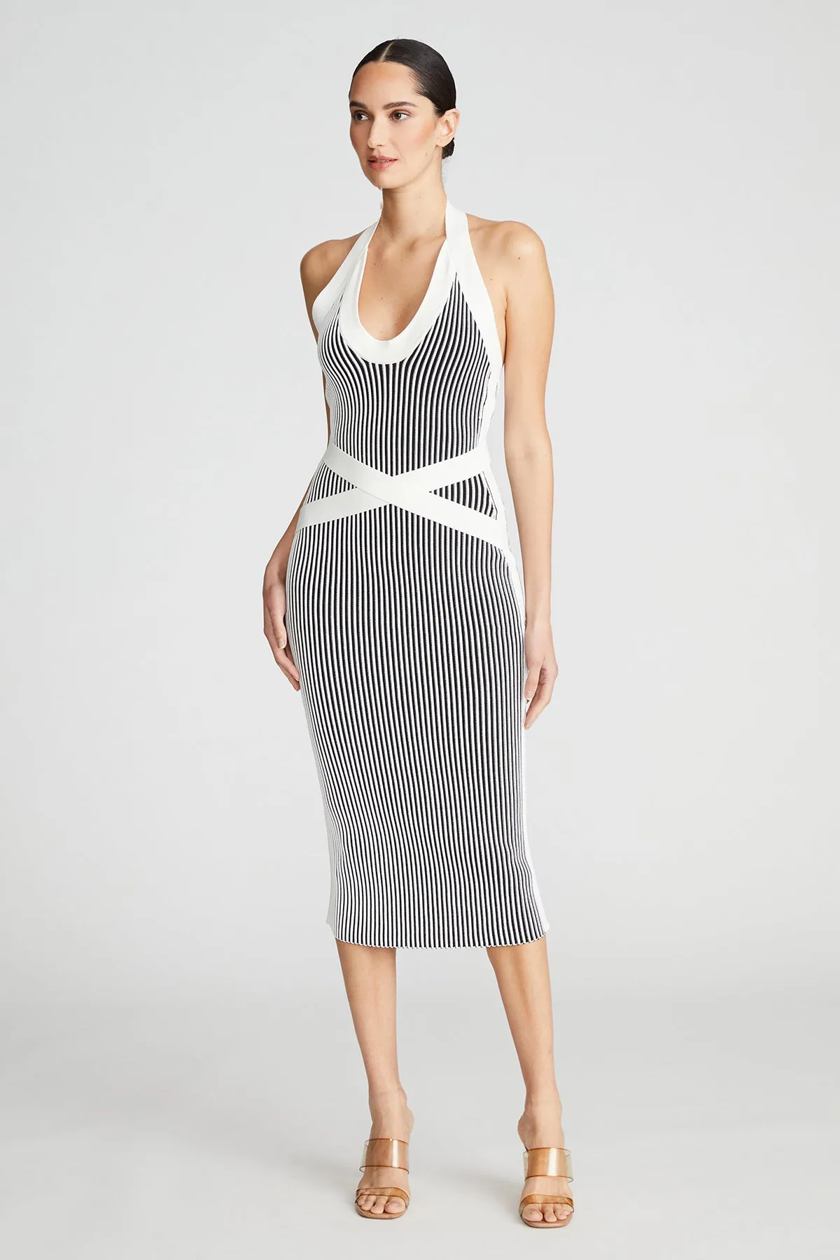 Karlen Dress In Matte Viscose sold by H by Halston product image thumbnail 5