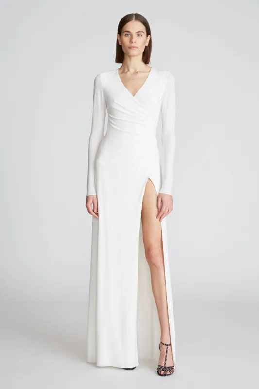 Sydney Gown In Jersey sold by H by Halston
