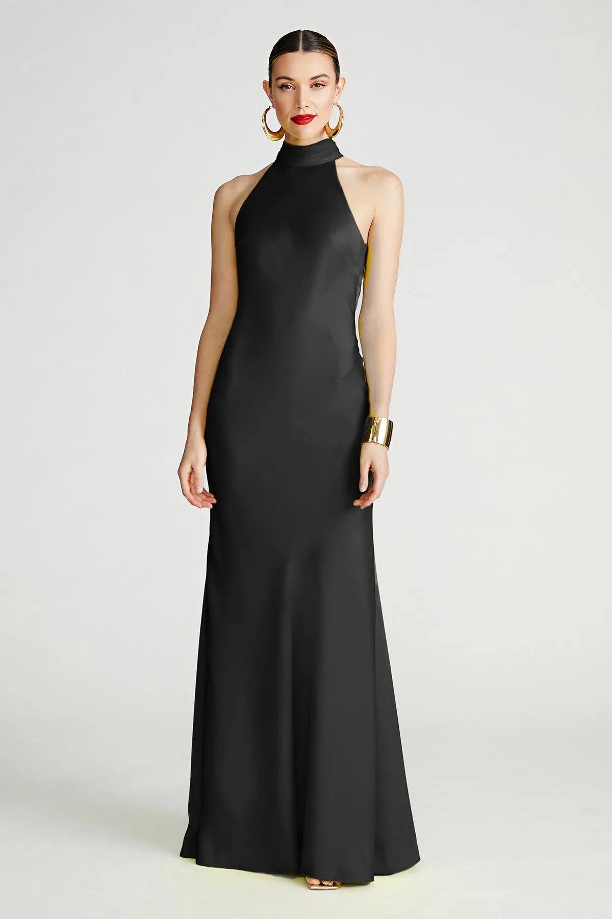 Speranza Gown In Satin sold by H by Halston