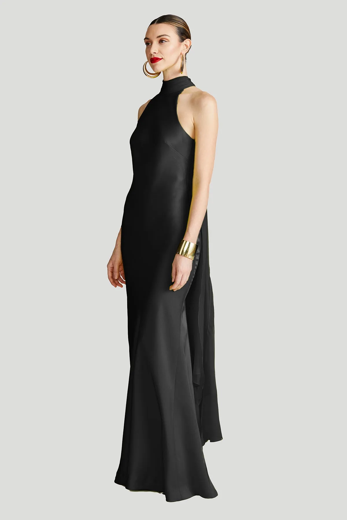 Speranza Gown In Satin sold by H by Halston product image thumbnail 4