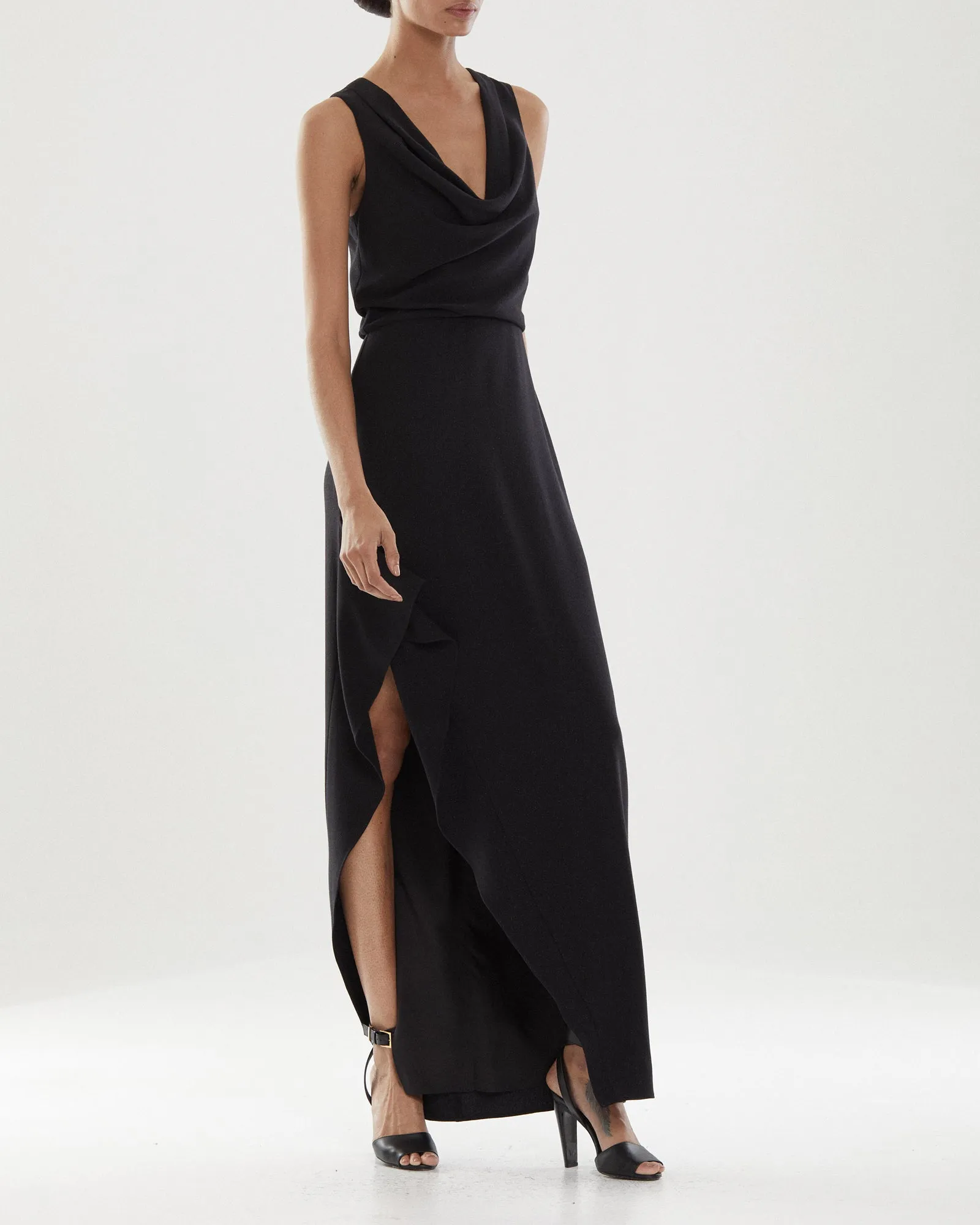Effie Cowl Neck Gown sold by H by Halston product image thumbnail 2