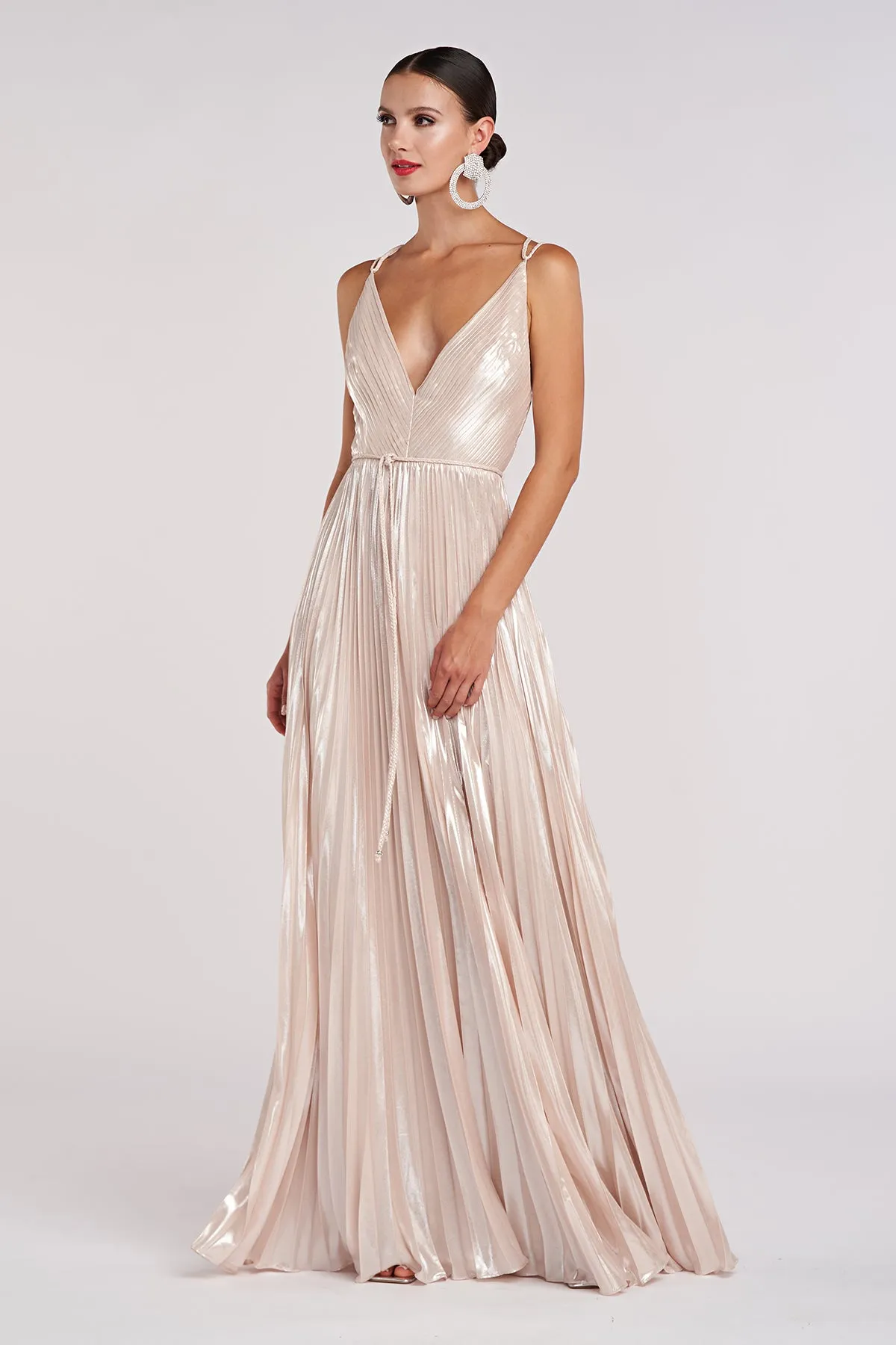 Ace Gown In Foil Chiffon sold by H by Halston product image thumbnail 5