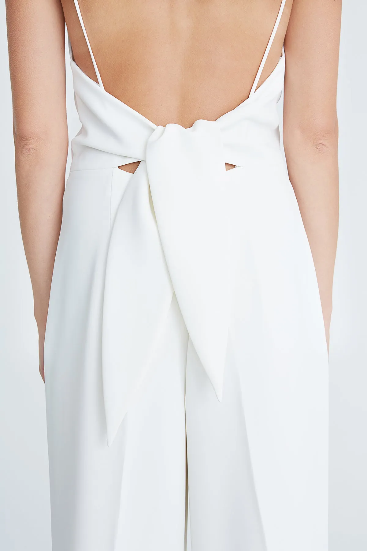 Julianna Crepe V-Neck Jumpsuit sold by H by Halston product image thumbnail 5