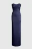 Henna Gown In Satin & Chiffon sold by H by Halston