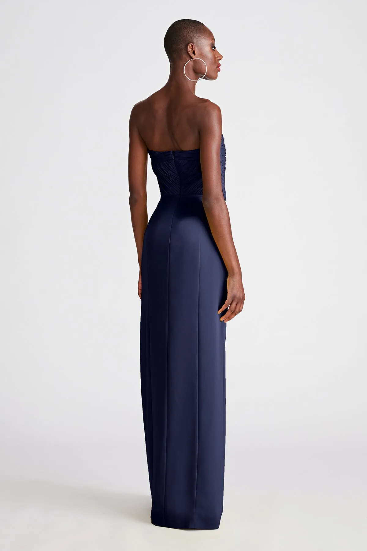 Henna Gown In Satin & Chiffon sold by H by Halston product image thumbnail 3