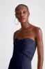 Henna Gown In Satin & Chiffon sold by H by Halston
