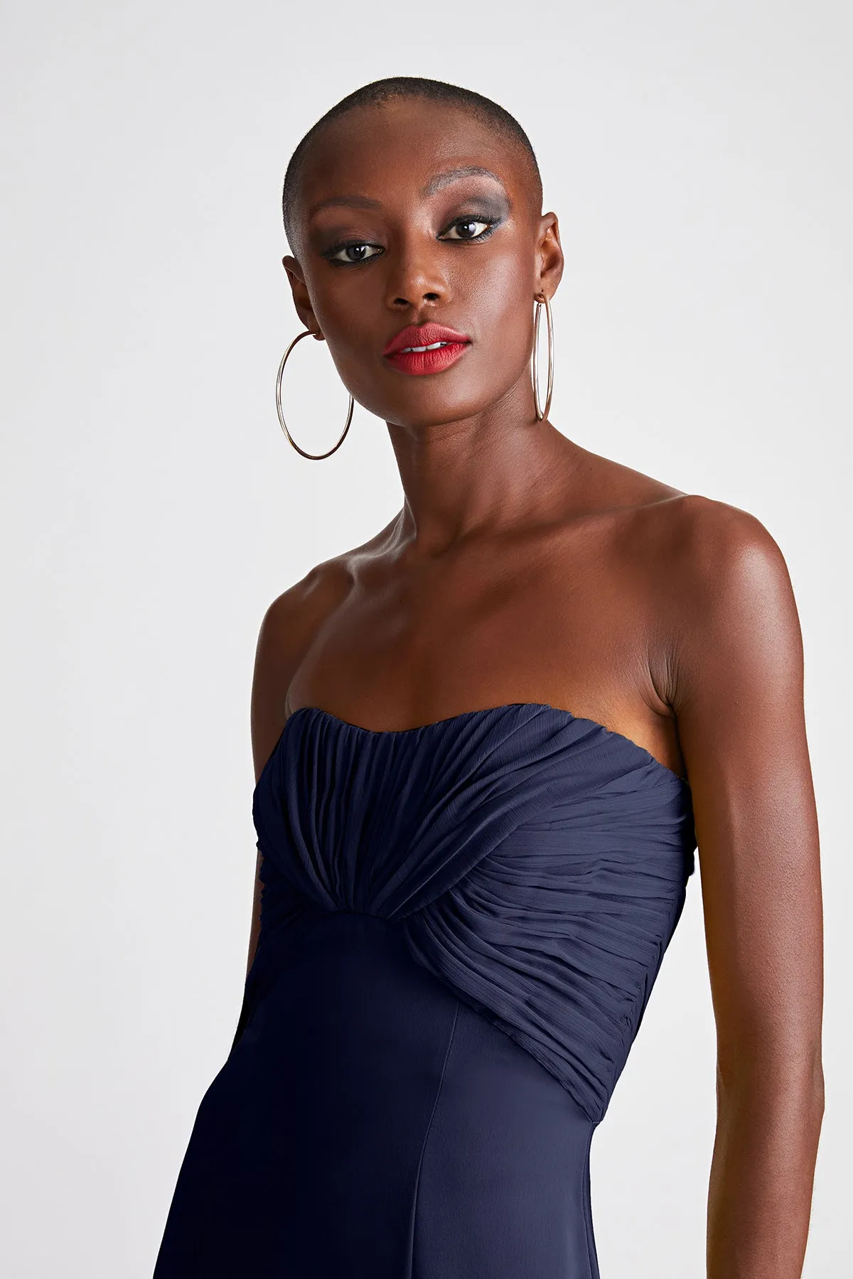 Henna Gown In Satin & Chiffon sold by H by Halston product image thumbnail 2