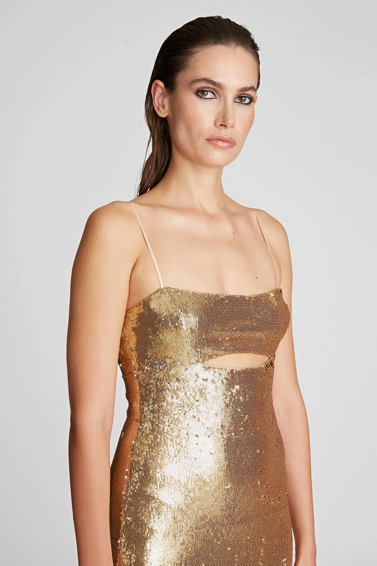Ray Dress In Sequins sold by H by Halston product image thumbnail 4