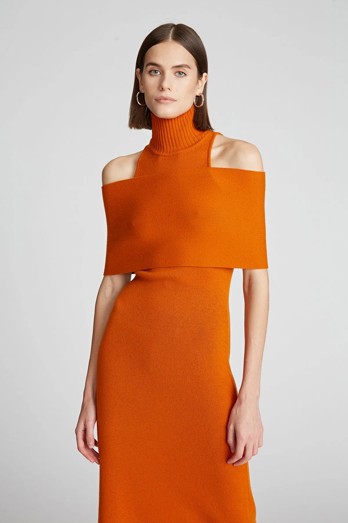Ensley Dress In Wool and Cashmere sold by H by Halston product image thumbnail 4