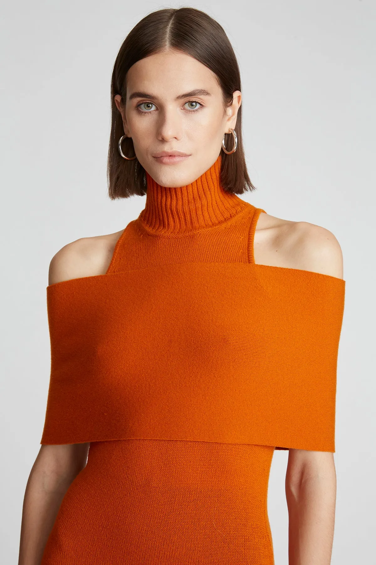 Ensley Dress In Wool and Cashmere sold by H by Halston product image thumbnail 5