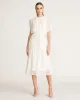 Izzy Shirred Shoulder Dress sold by H by Halston