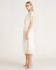 Izzy Shirred Shoulder Dress sold by H by Halston