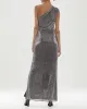 Helen Metallic Knit Gown sold by H by Halston