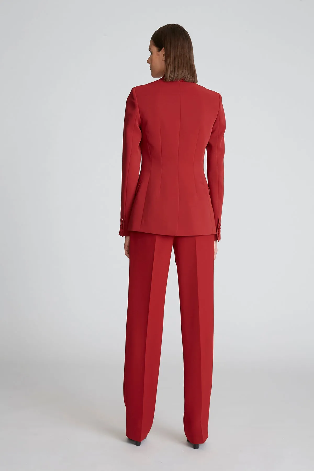 Marlee Jacket In Stretch Crepe sold by H by Halston product image thumbnail 5
