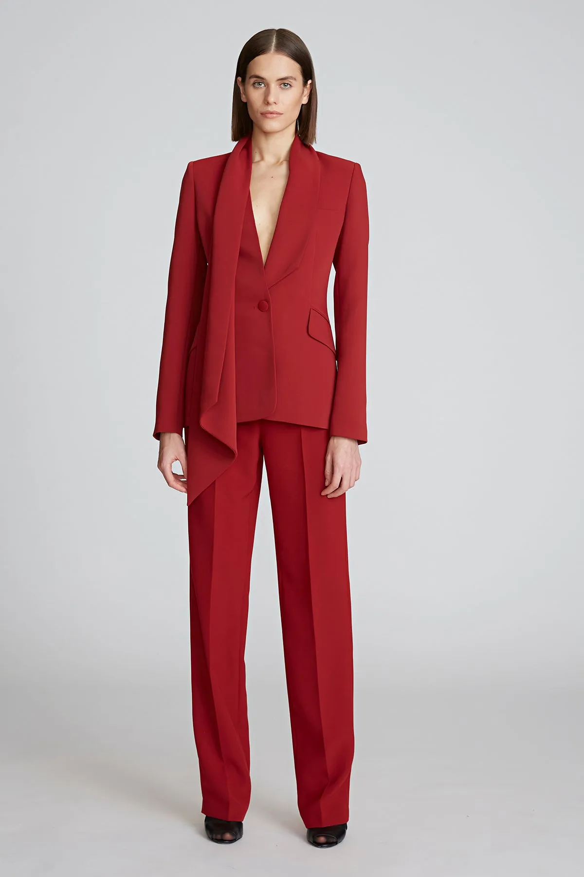 Marlee Jacket In Stretch Crepe sold by H by Halston product image thumbnail 3