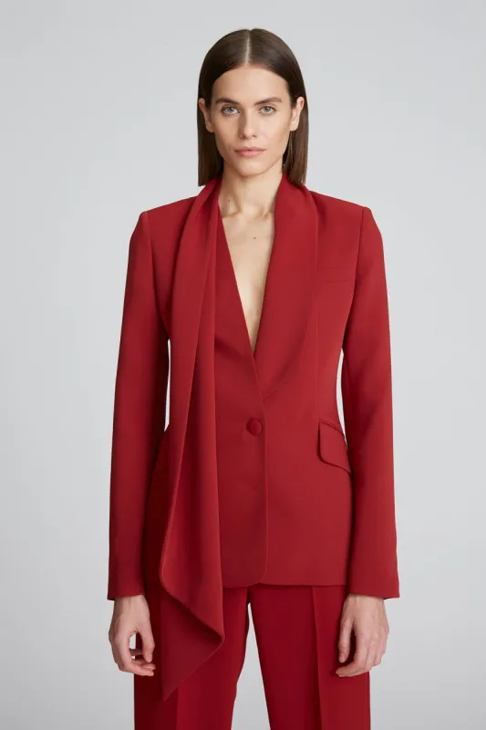 Marlee Jacket In Stretch Crepe sold by H by Halston