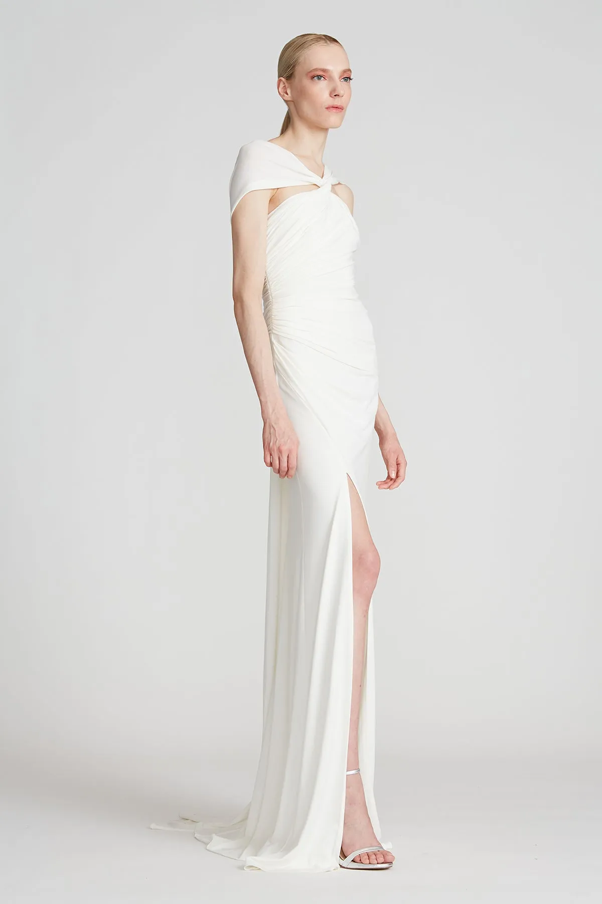 Portia Jersey Gown sold by H by Halston product image thumbnail 3