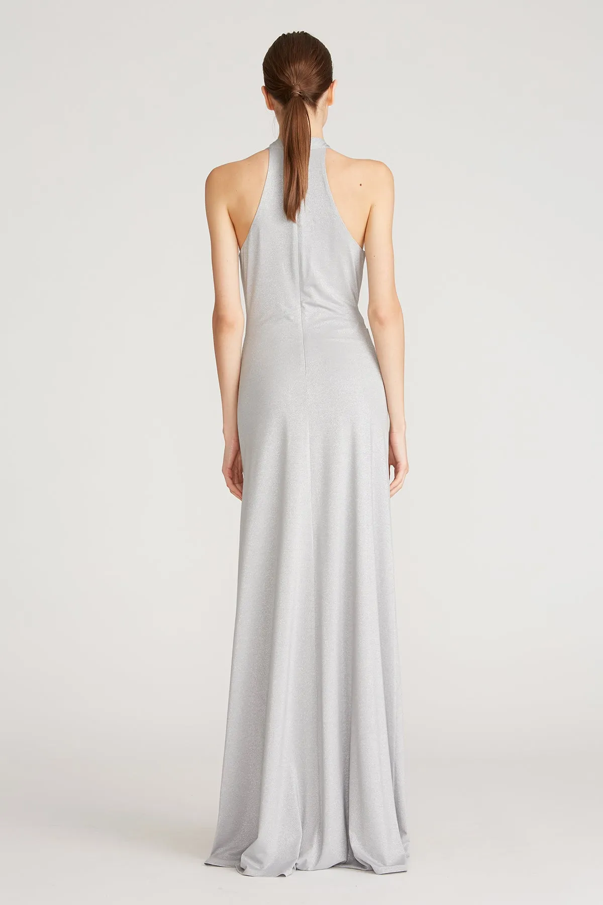 Rose Shimmer Jersey Twist Gown sold by H by Halston product image thumbnail 2