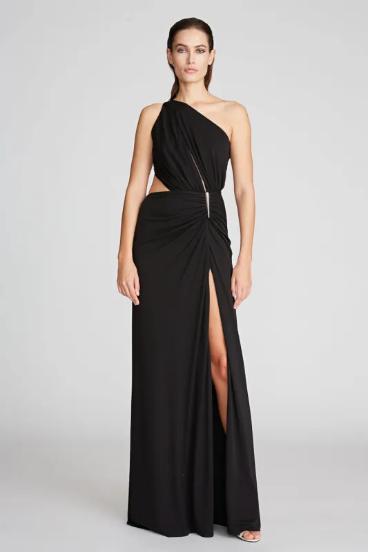 Ivanna Gown In Matte Jersey sold by H by Halston