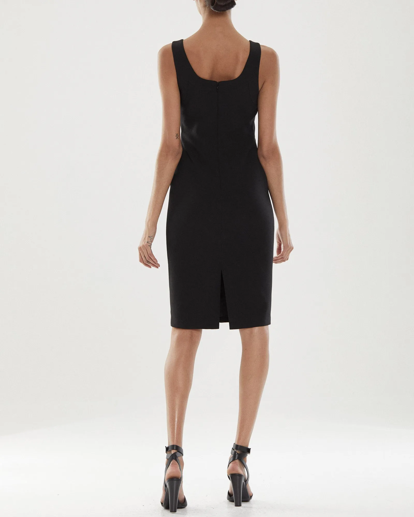 Cora Fitted Midi Dress sold by H by Halston product image thumbnail 3