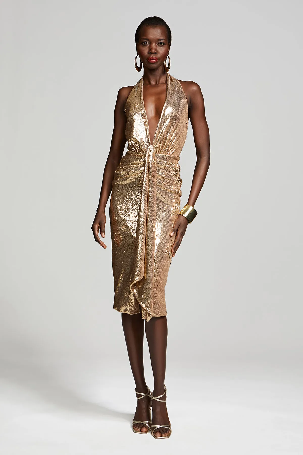 Sya Dress In Sequin sold by H by Halston